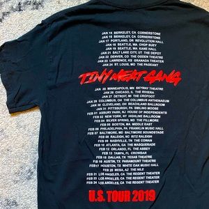cody and noel, tiny meat gang 2019 tour shirt